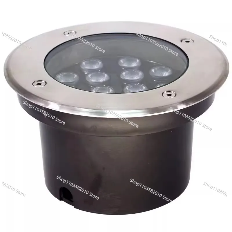 Outdoor Waterproof Light Emitting Diode Underground Light Inner Round Light Garden Ground Step Spotlight Embedded