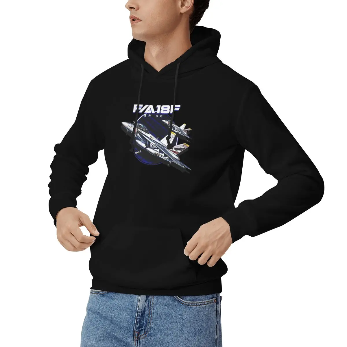 F18 Super Hornet Rhino Us Air Force Fighterjet Hoodies Men's Women Pullover Sweatshirt Harajuku Long Sleeve Hooded Autumn Winter