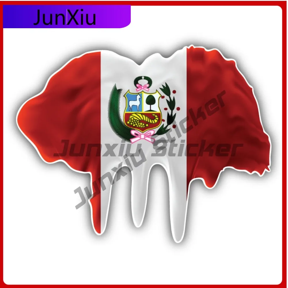 

Peru Flag Blot Cute Limited Vinyl Creative Motorcycle Decal Decoration Waterproof Car Laptop Window Bumper Auto Exterior