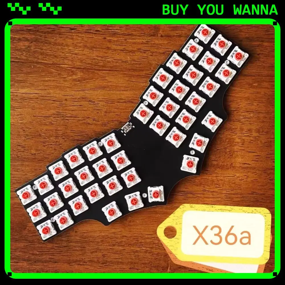 X36a Keyboard Corne V4 Layout Wired 42keys Integrated Ergonomic Mechanical Keyboard Support Qmk Vial Custom Gamer Accessory