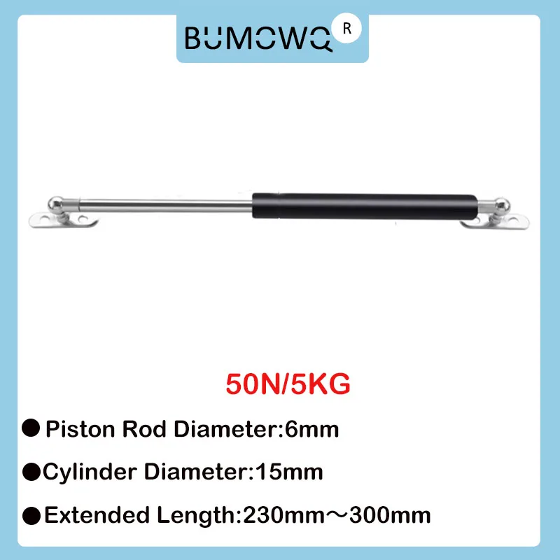 

1PC 230mm-300mm 5kg/50N Universal Strut Bars Furniture Strut Bar Gas Shock Absorber Hydraulic Lift Kitchen Cabinet Hinge