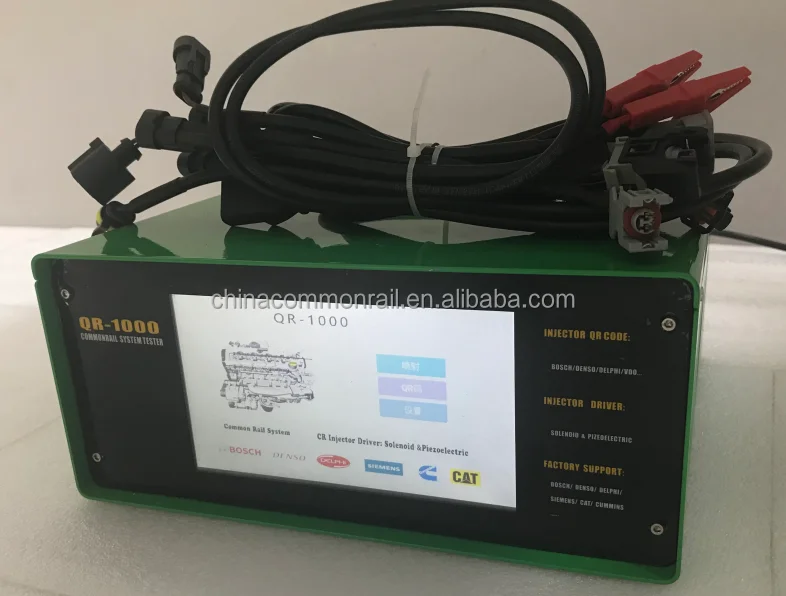 Picture 4: QR1000 common rail system tester drives injector to generate QR code generator.