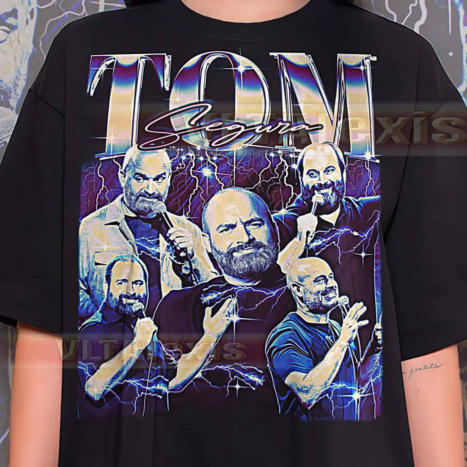 Tom Segura T Shirt Vintage Comedian Podcaster Funny Star Performer 90s Retro Throwback Sweater vintage Washed