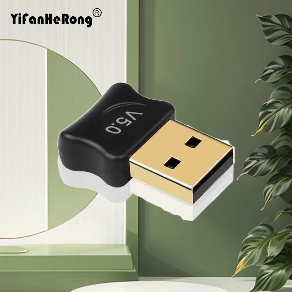 5.0 محول متوافق مع بلوتوث USB الارسال لأجهزة الكمبيوتر الشخصي مستقبلات الكمبيوتر المحمول سماعة طابعة الصوت جهاز استقبال دونجل البيانات #1
