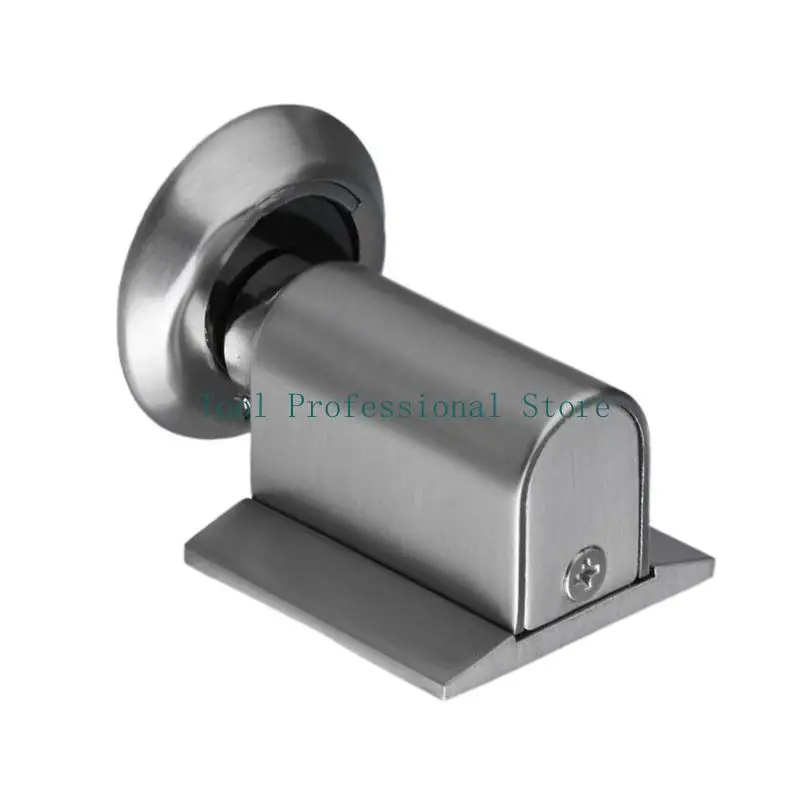 57QF Heavy Magnetic Door Stoppers Adjustable Height Self Adhesive Designs Door Holder Simple Installs for Bedrooms Bathrooms
