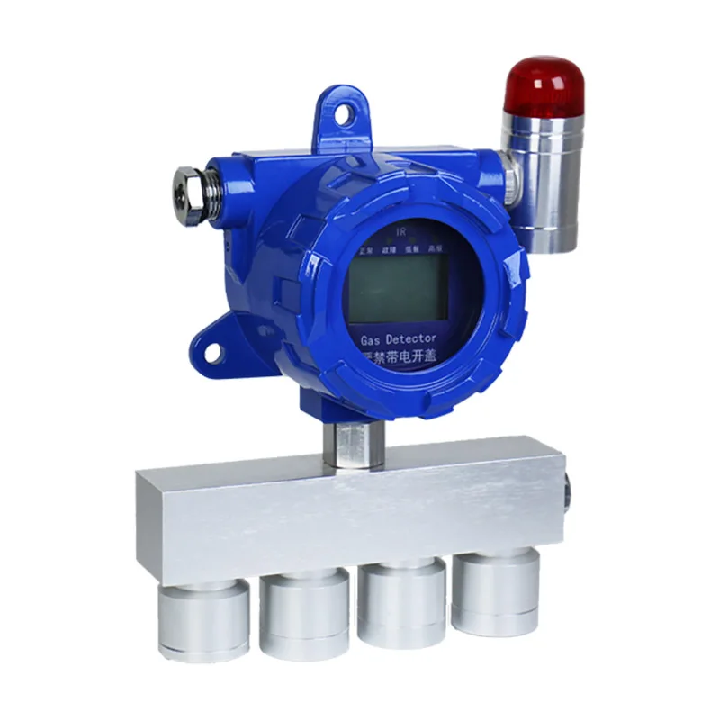 

DUOTESI CE ATEX Fixed 4-in-1 Gas Detector Multi Gas Leak Analyzer