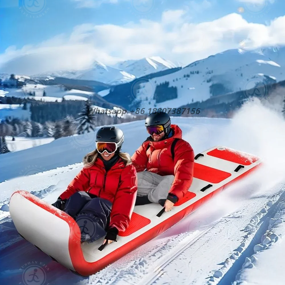 Outdoor Sports Inflatable Kids Skiing Play Equipment Water & Air Slide Sledge Pulling Snow Sled-Product Genre Sleds & Snow Tubes