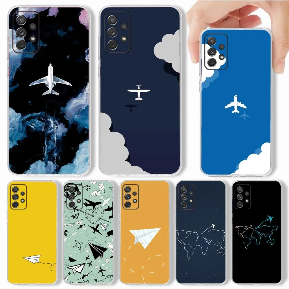 

Paper Plane Airplane Fly Phone Case For Samsung,Galaxy,S20,S21,S22,S23,Fe,Lite,Plus,Ultra Note Shell