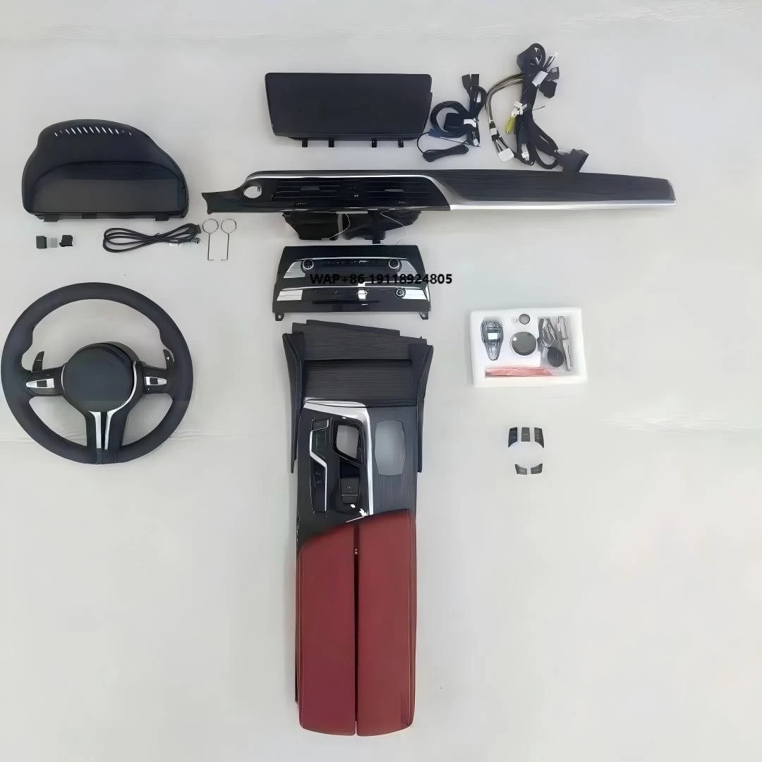 Interior Kit for 5 Series F10 2009-2016 Upgrade 2024 New G30 LCI Kit High Quality Screen Dashboard Steering Plug and Play