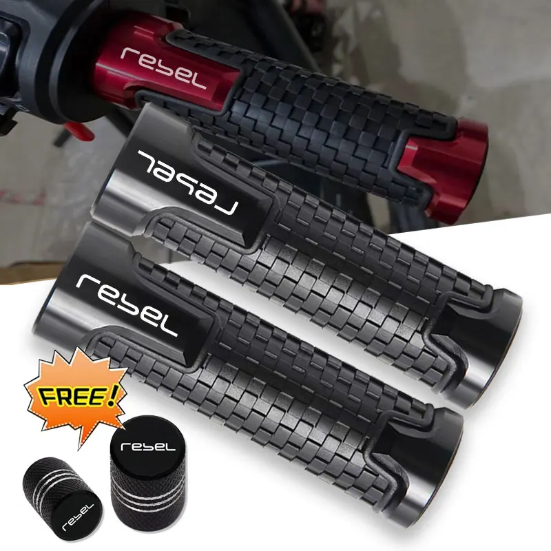 

For Honda Rebel 300 Rebel 500 CMX 2017 2018 2019 7/8 "Motorcycle Accessories Non Slip Handlebar Grip Throttle CNC Hand Bar Grips