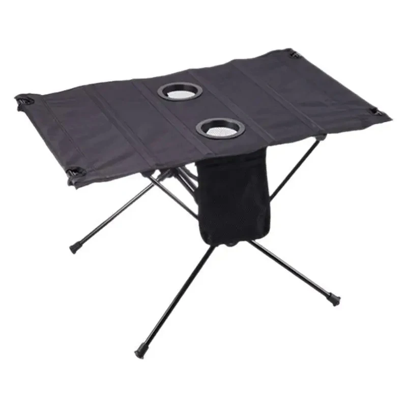 Portable Folding Camping Furniture Combo Light Aluminum Picnic Table Outdoor Leisure Set For Field Trip