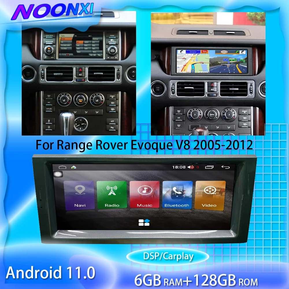 

For Land Range Rover Vogue V8 L322 2005 2006-2012 128G Android Car Radio Stereo 2 Din Multimedia Player GPS Navigation Head Unit