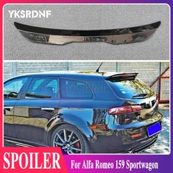 Mini Spoiler For Alfa Romeo 159 Sportwagon 2005-2011 Glossy Black Universal Spoiler REAR ROOF WING For Alfa Romeo Accessories