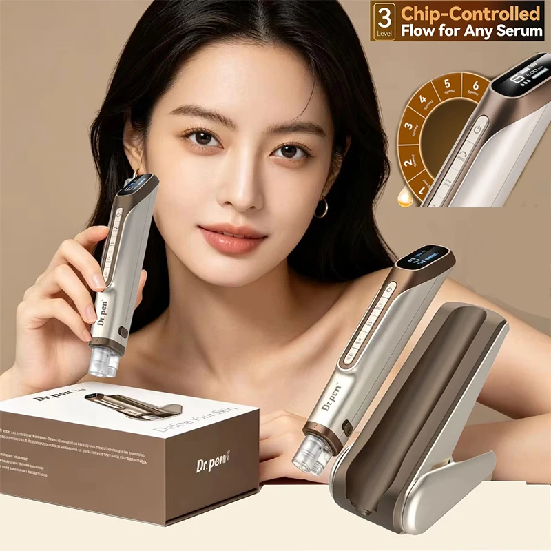 Nuevo Dr. Pen H6, Dermapen, Pluma de Microagujas de Infusión Automática, Herramienta de Belleza para el Cuidado de la Piel