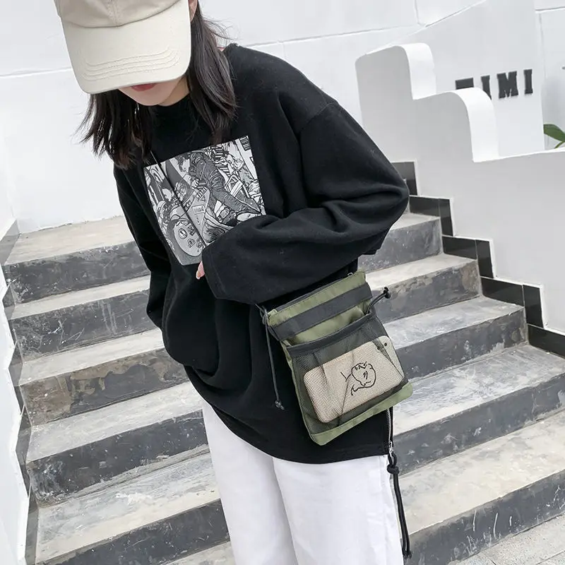 Mini Waterproof Messenger Bag Square Bag Mobile Phone Bag Mini Casual Mobile Phone Unisex Travel Square Handbag Shoulder Bag