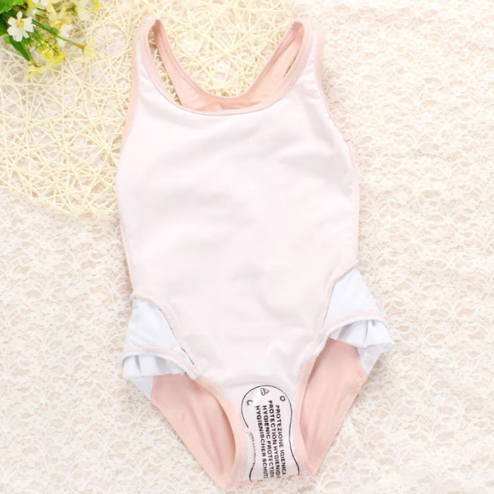 Bikini per bambini bikini di un pezzo costumi da bagno stampati con cigno costumi da bagno per neonate costumi da bagno per bambini costume da bagno