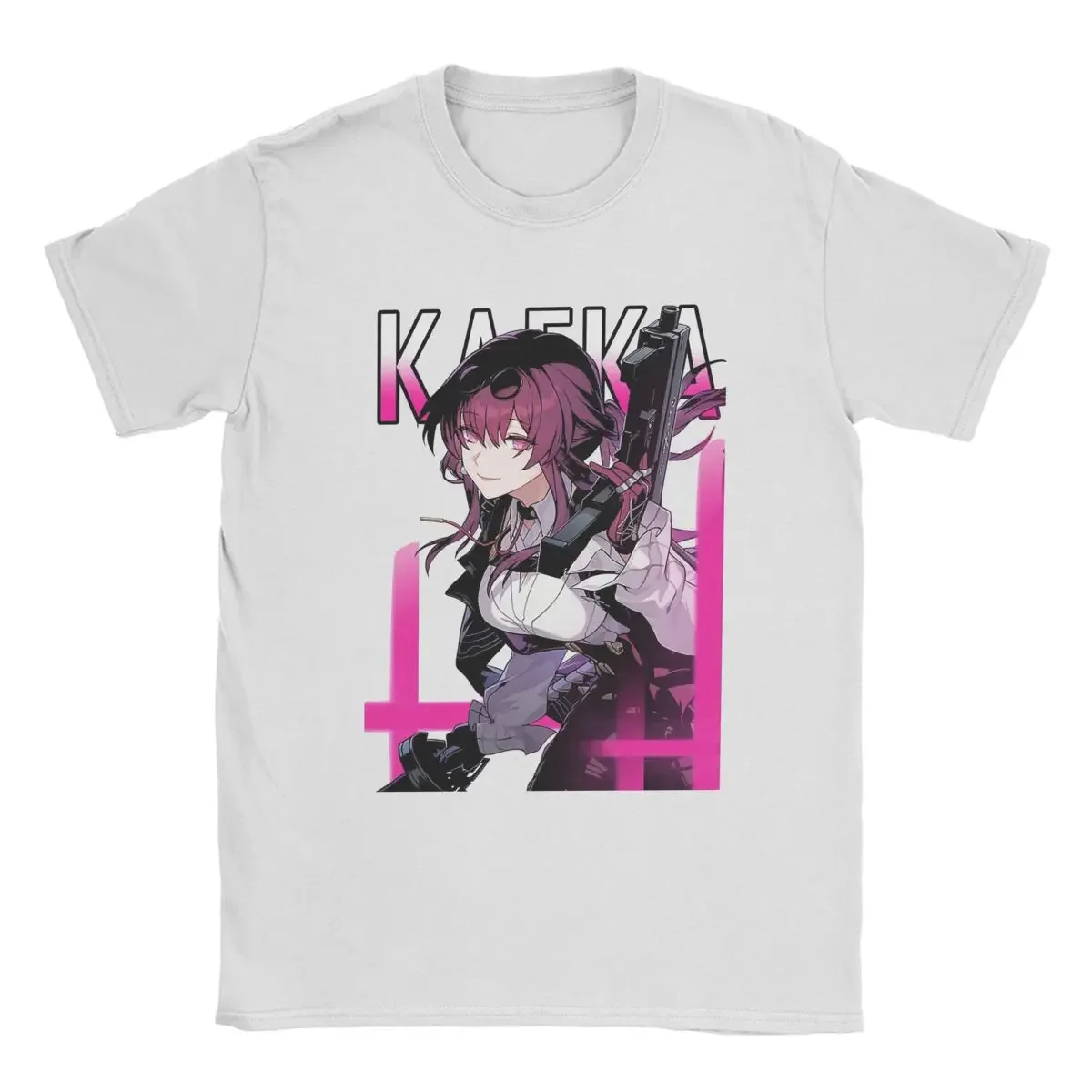 Kafka Graphic Print Women T-shirt Honkai Star Rail Game Printed Short Sleeve Tee Shirt Kawaii Unisex Casual Clothes Top Y2k