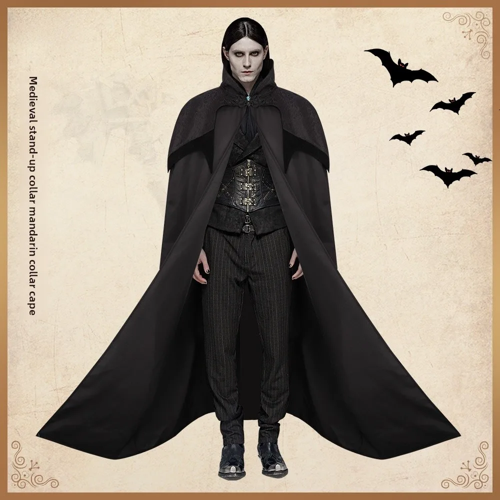 

Хэллоуин Костюм Средневековый Ретро Воротник Халат Пар Ролевой Планг Мужская Мода Полиэстер Традиционный Китайский ...