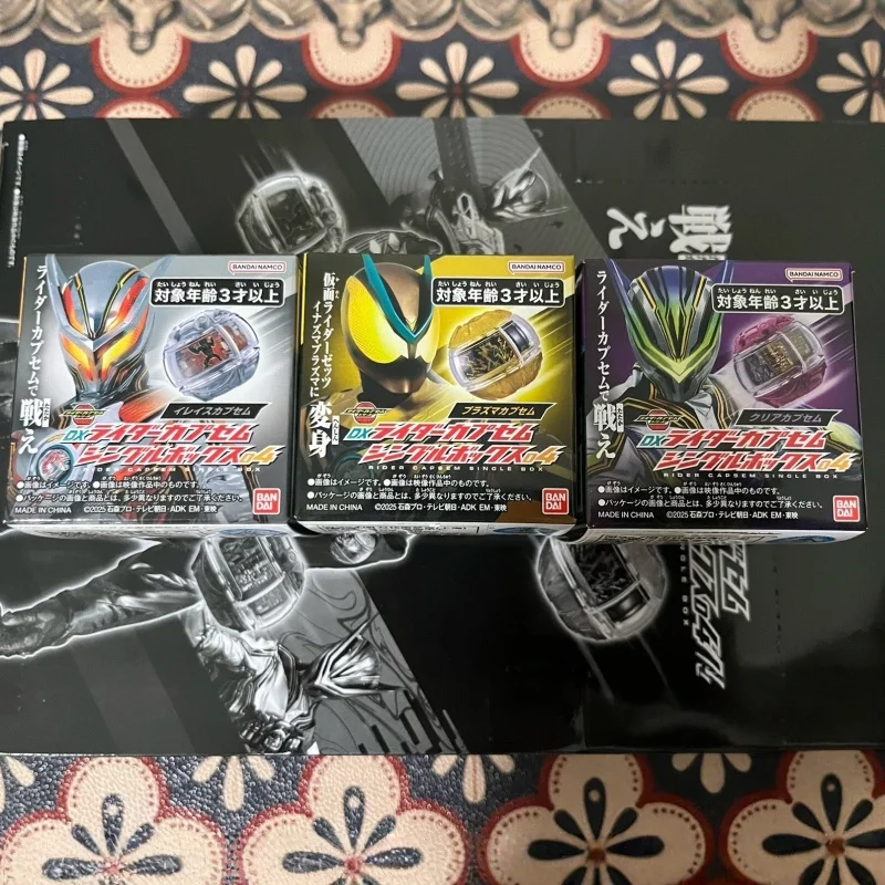 Новый оригинальный набор Bandai Kamen Rider Zzz Dx Dream Capsule Set 04 Plasma Erasure Clear, коллекционные аксессуары для фанатов Kamen Rider