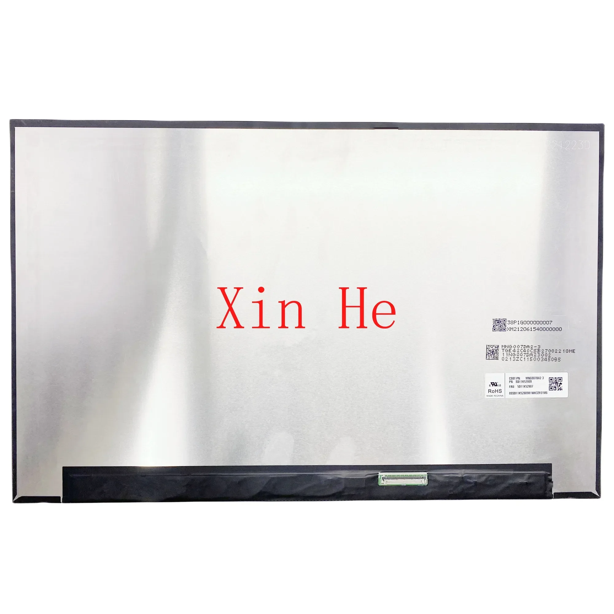 16.0'' 240Hz MNG007DA2-3 Laptop LCD Screen Display Panel 2560*1600 EDP 40 Pins 100% sRGB