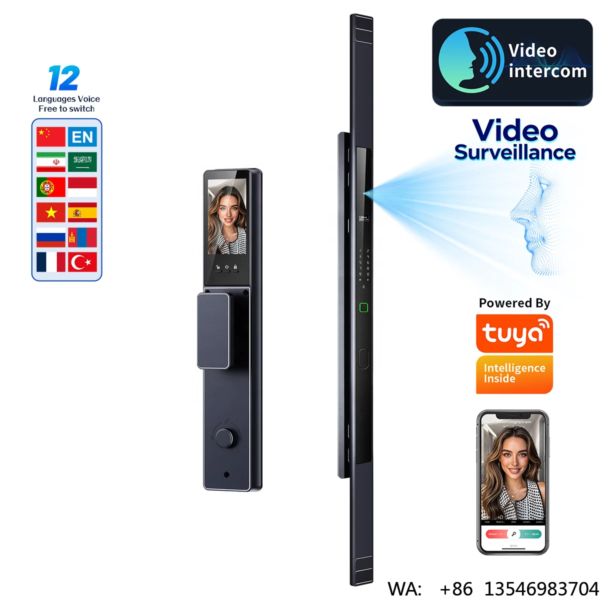 Smart Home Video - HanDaily Su Geçirmez Görüntülü İnterkom 3D