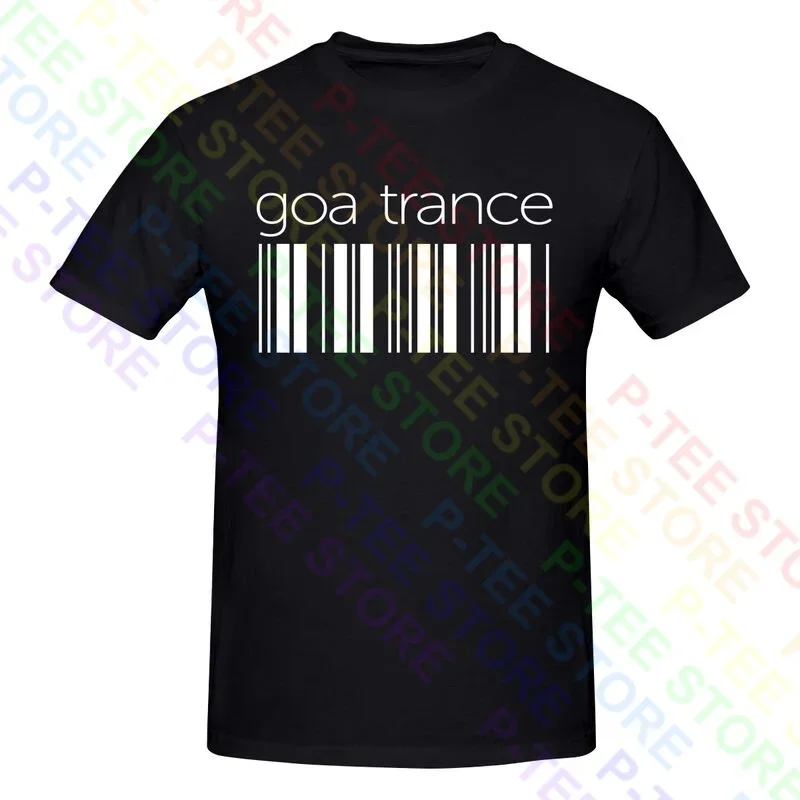 Goa Trance Lower Barcode Shirt T-shirt Tee New Design Hip Hop All-Match