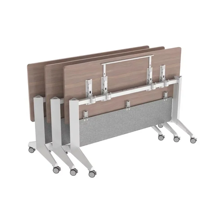 

Foldable conference table, office home office school flip training table