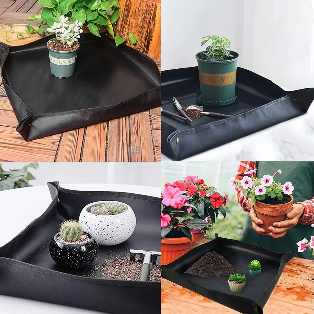 5 15 Stuks Sappige Plant Gereedschap Plant Verpotting Mat Opbergtas Mini Tuin Transplantatie Gereedschap Voor Indoor Outdoor Miniatuur Fee