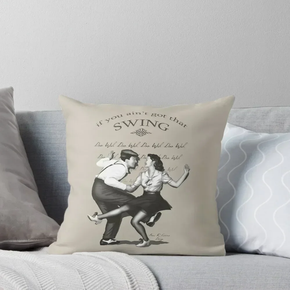 

Lyndi Hop - black & white Throw Pillow bed pillows christmas decorations 2025 ornamental pillows Covers For Sofas pillow