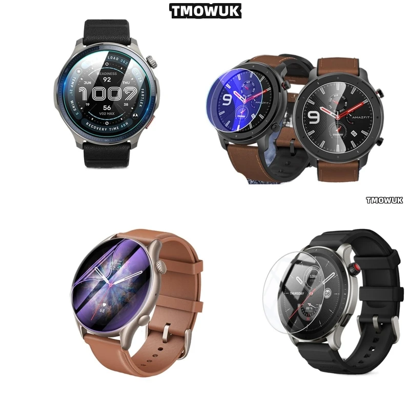 

For Amazfit GTR Cheetah Pro Active Edge Balance 2 Falcon - HD Screen Protector With Tempered Glass, 9H Anti - Scratch
