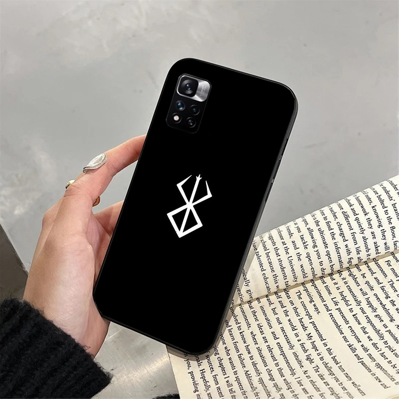 Berserk Guts Phone Case For Xiaomi Redmi note 13 12 Pro 11S 11 10 Pro 10S 12S Redmi 10 9C 13C