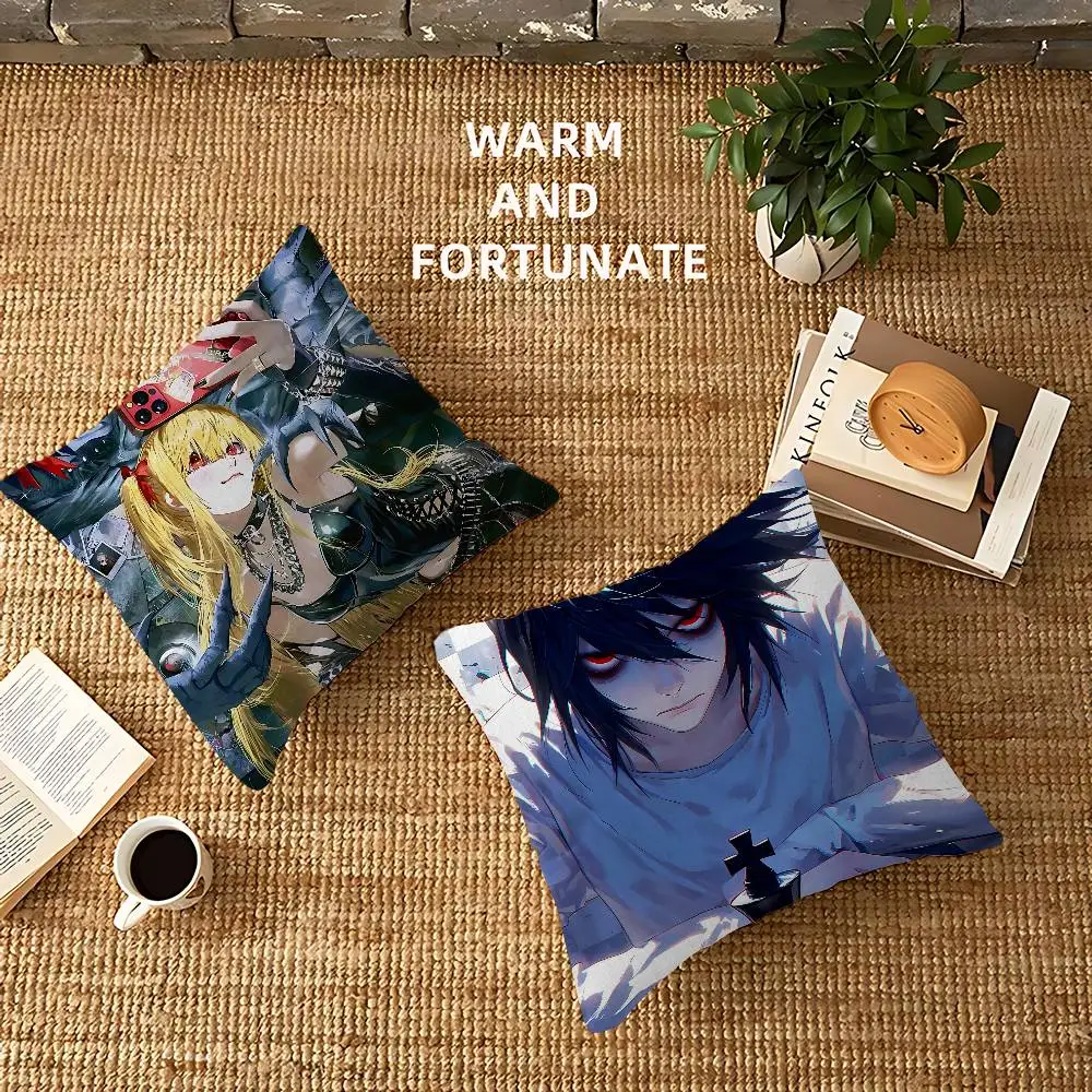Anime D-Death note Pillow Anime Pillow Sofa Bed Head Pillow Cover Cushion Cover 45x45 cm Fashion