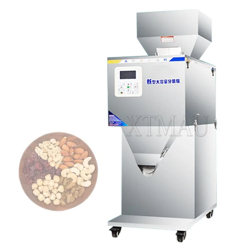 10-999g Food Automatic Racking Machine Powder Granular Material Weight Packing Filling Machine