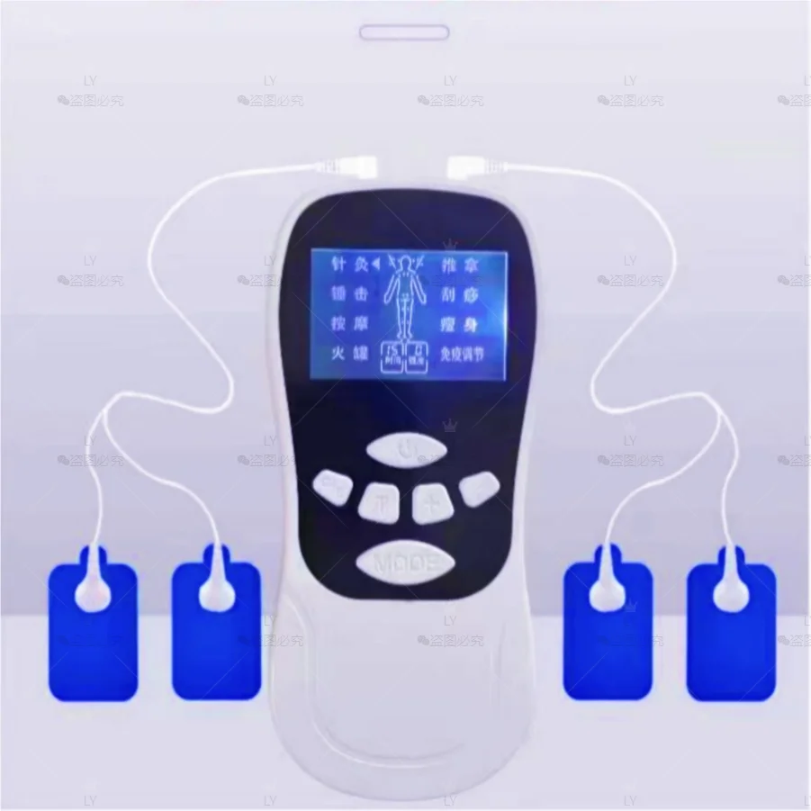 Home use pulse microcurrent, multi-functional meridian therapy neck and shoulder muscle stimulation massage instrument