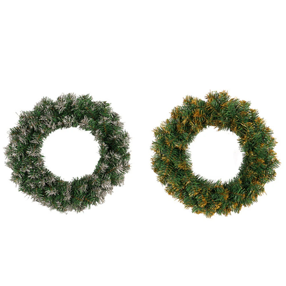 

Golden Pink Wreath 30 Cm Artificial Pine Greenery Garlands Decorations Christmas Garland Party Wreaths Unlit Reusable