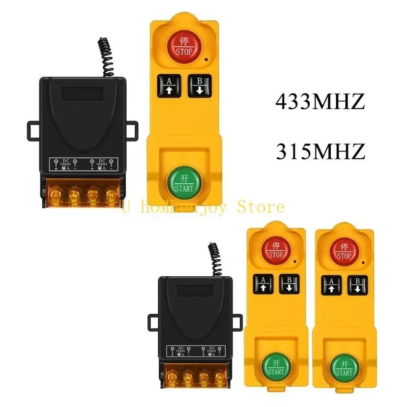 B0KF 315/433MHZ Universal Garage Door Wireless Remote for Rolling Shutter