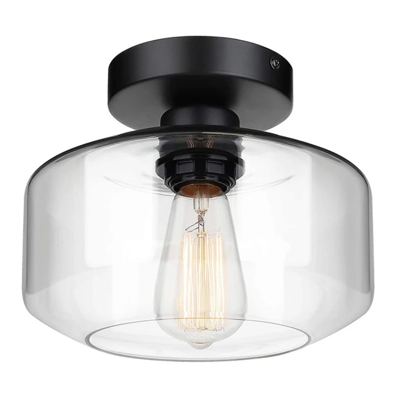 

Simple Modern Aisle Light with Transparent Cover Bedroom Dining Corridor Farmhouse Light