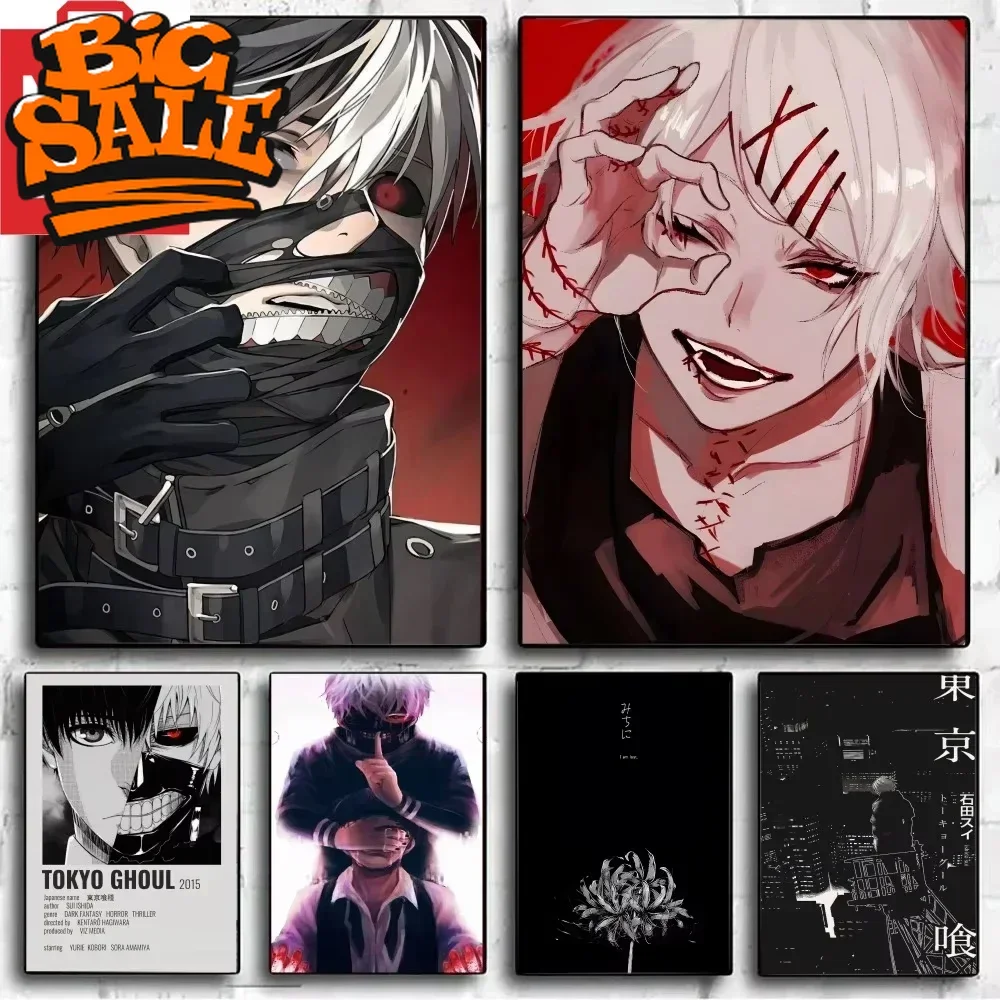 

Oil Painting By Numbers Anime Tokyo Ghoul DIY Number Drawing Canvas Pictures By Numbers Home Decor without frame