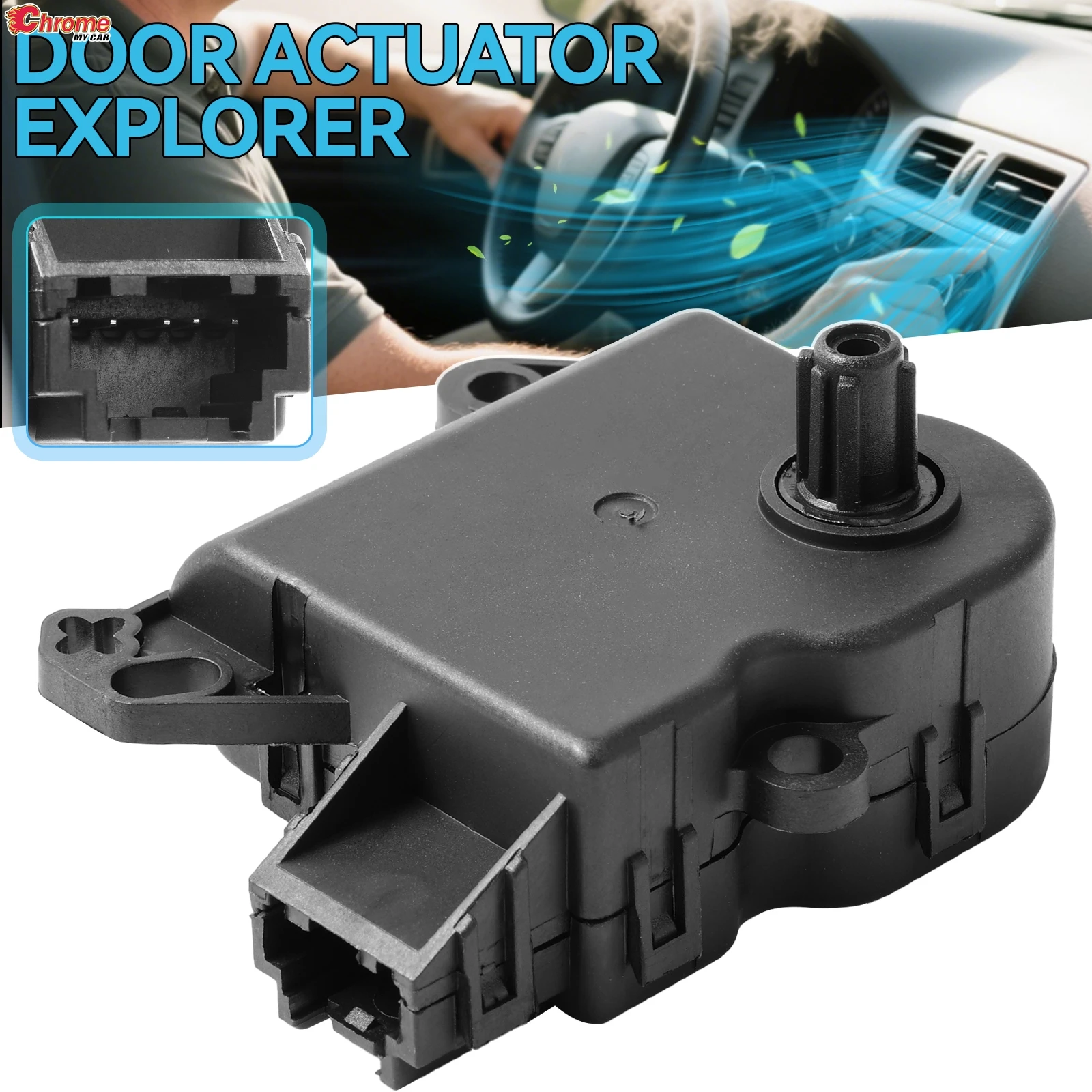 

HVAC Blend Door Actuator For Ford Explorer & Flex 2011-2018 Ford Taurus 2008-2018 Lincoln MKT 2010-18 AA5Z19E616C AL3Z19E616A