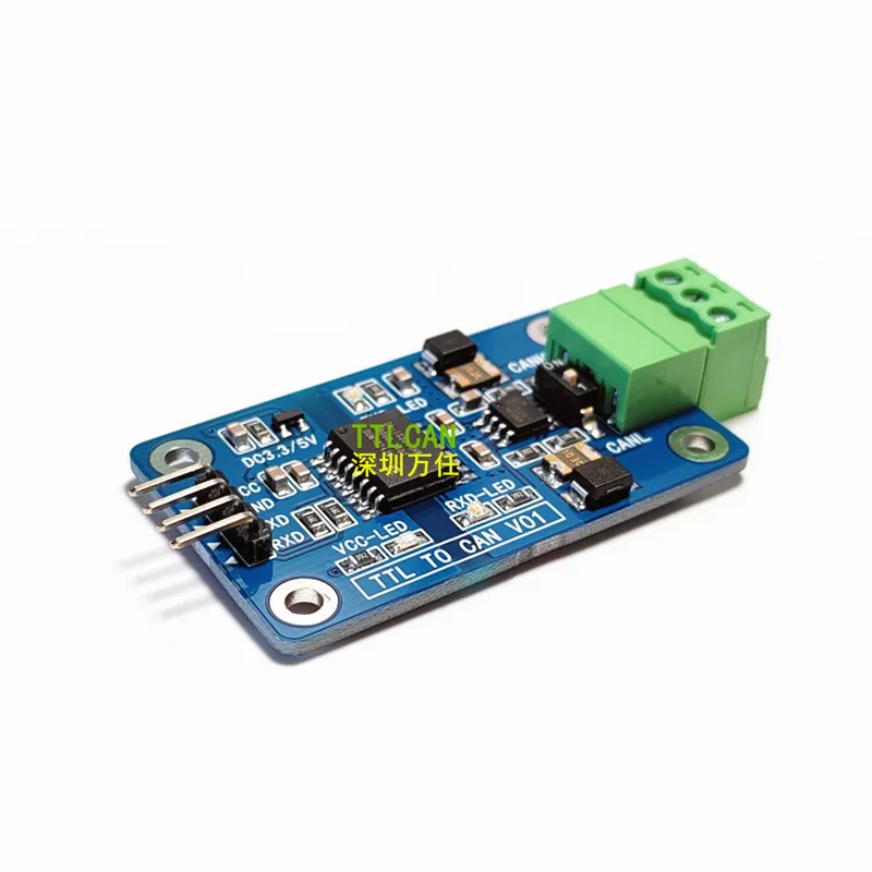 TTL to CAN Module / MCU / CAN/UART/ Level Conversion / Optional Isolation / CAN Transceiver