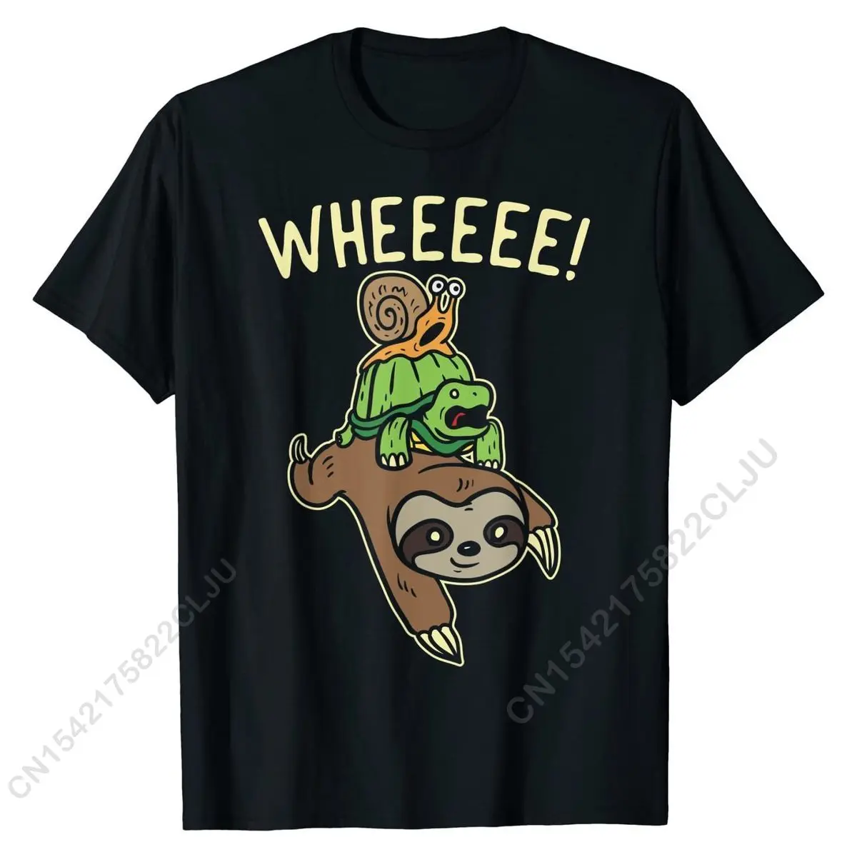 Funny Runnin Shirt Marathon Runners Gift Sloth Turtle Snail T-Shirt New Coming Custom T Shirts Cotton Tees For Men 3D Printed