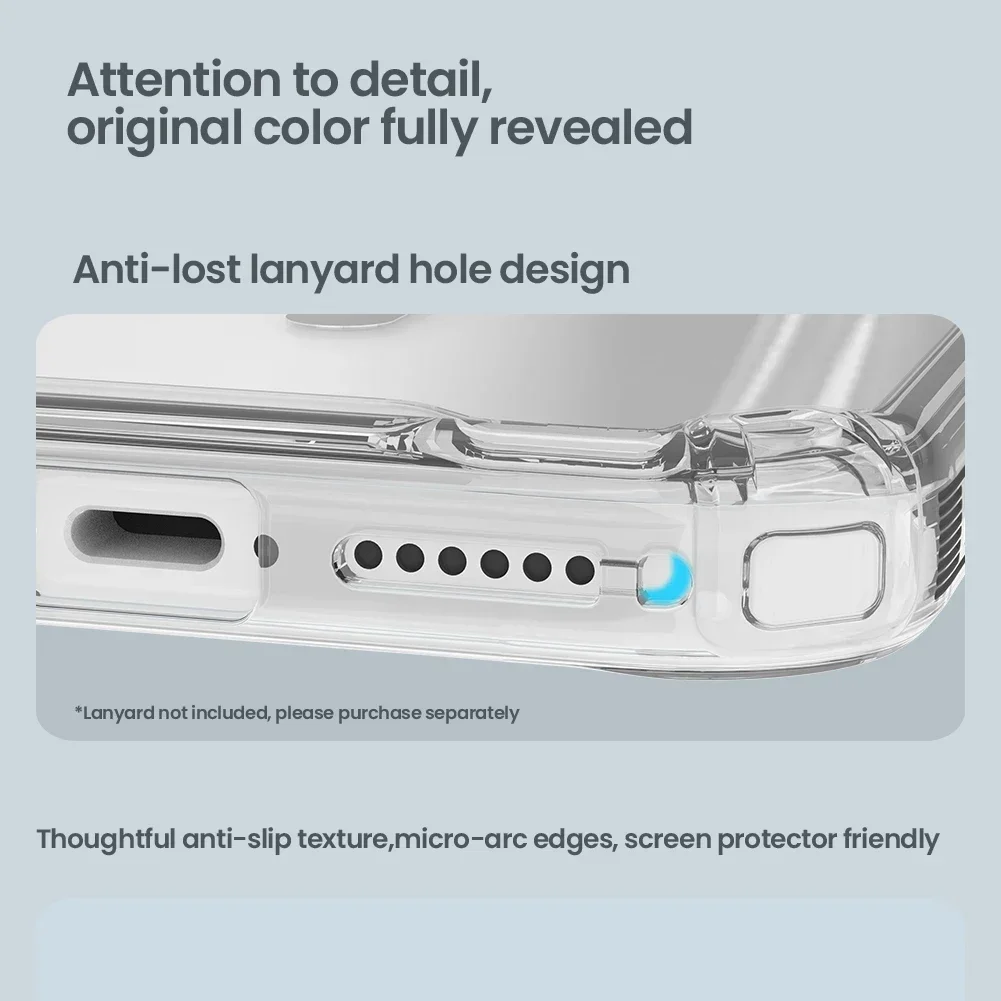 NILLKIN for iPhone 17 Pro Max MagSafe Case for iPhone 17 Air TPU Hybrid Classic Magnetic Cases for iPhone 17 Transparent Cover