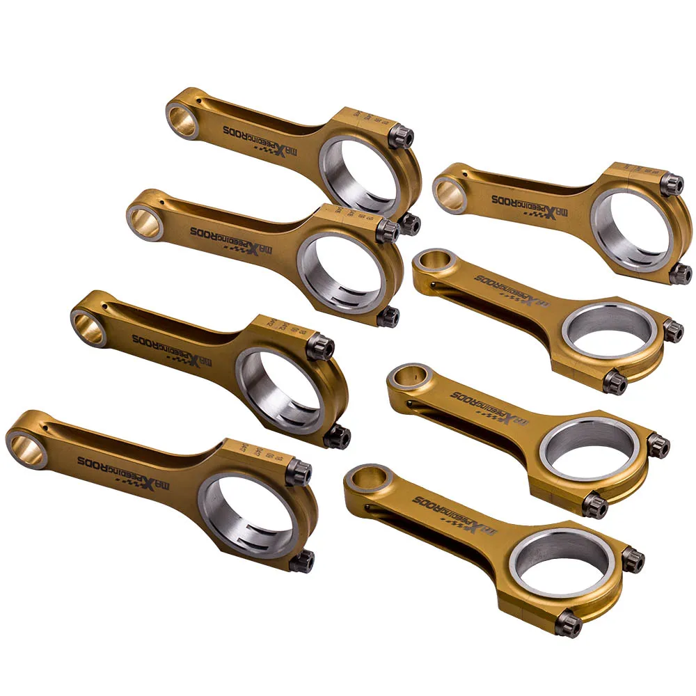 

Titanized Connecting Rods for Lexus 1UR 3UR 4.6 5.7 V8 ARP 2000 147.5mm for Toyota 1UR 3UR LS GS GX 460 LX 570 4.6/5.7L Conrods