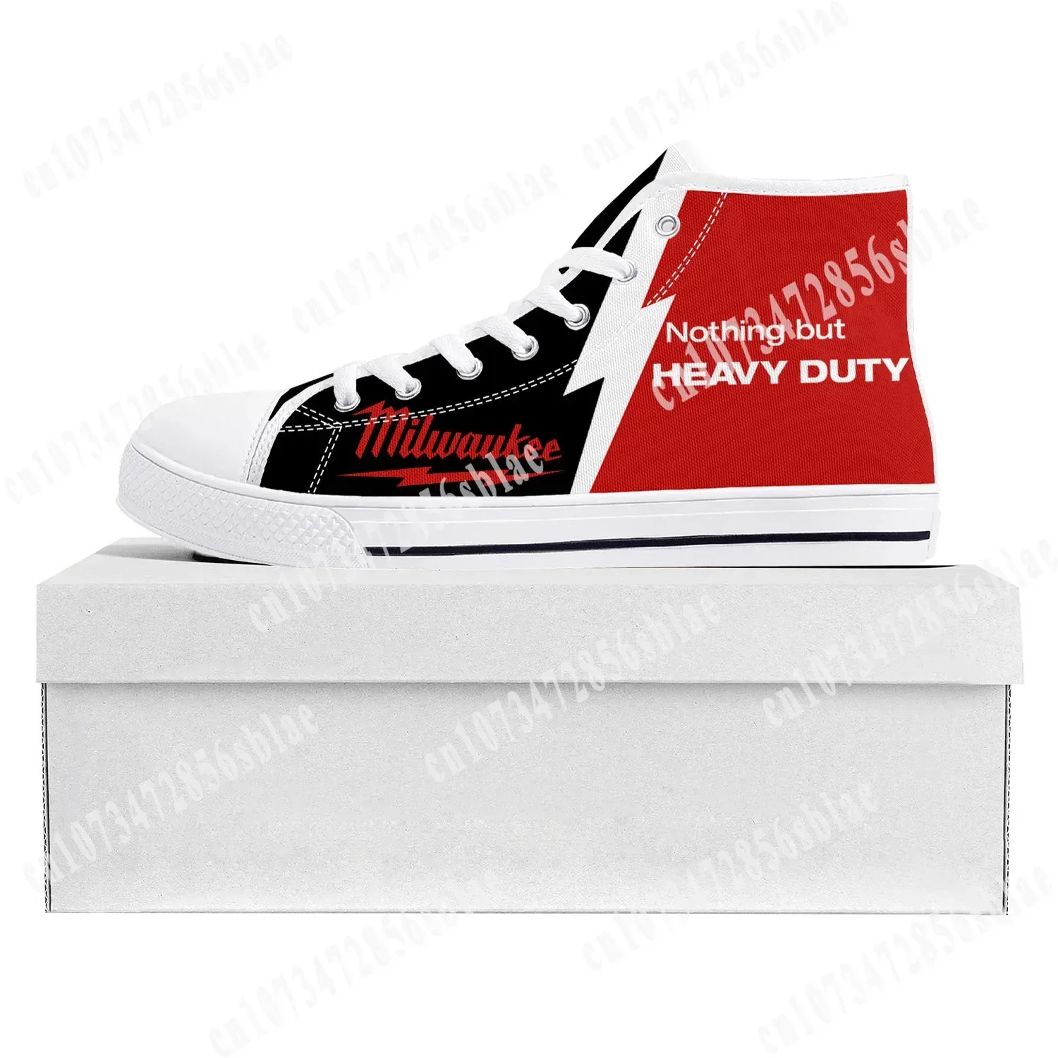M-MilwaukeeS High Top Sneakers Mens Womens Teenager Canvas High Quality Sneaker Casual Custom Made Shoes Customize DIY Shoe