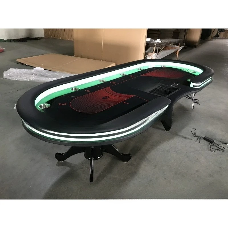 

280Cm LED Light Poker Niuniu Blackjack Table