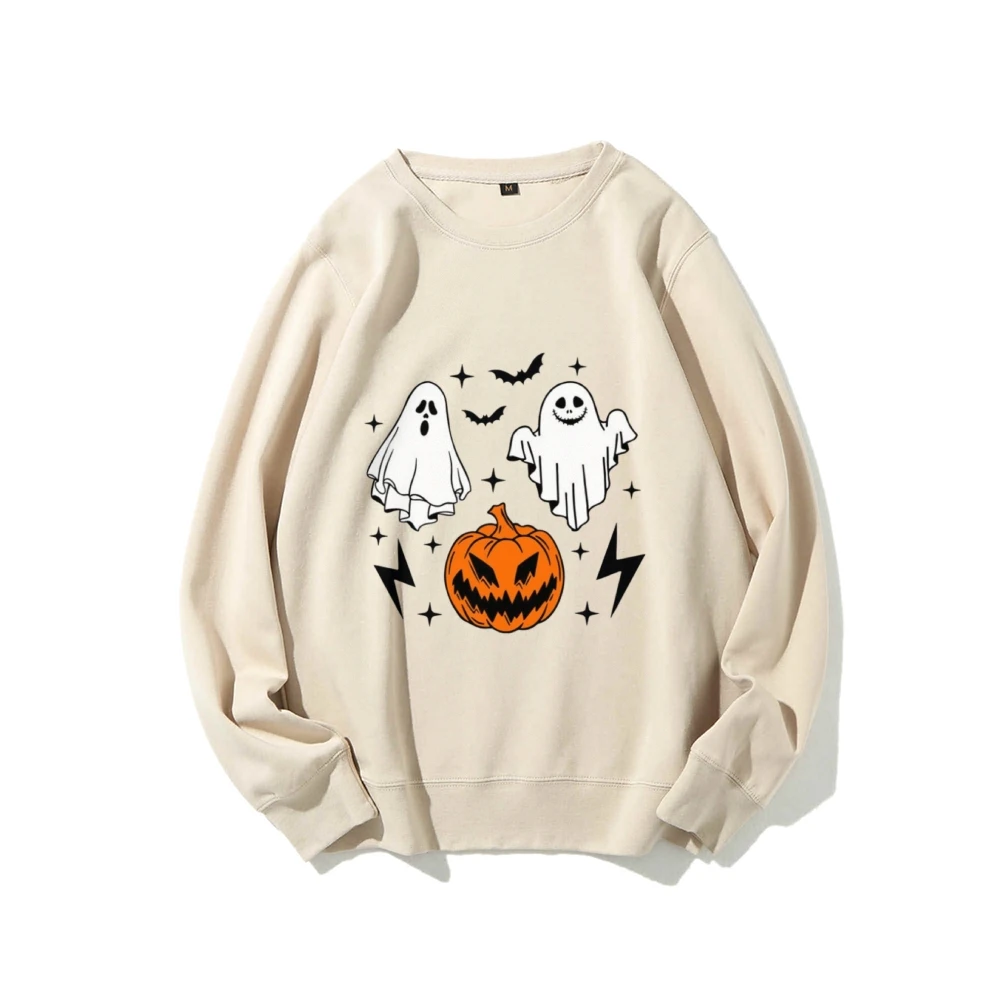 

Halloween Cute Ghost Sweatshirt Halloween Pumpkin Ghost Sweatshirt Halloween Costume Gift Fall Sweater Spooky Season Sweatshirt