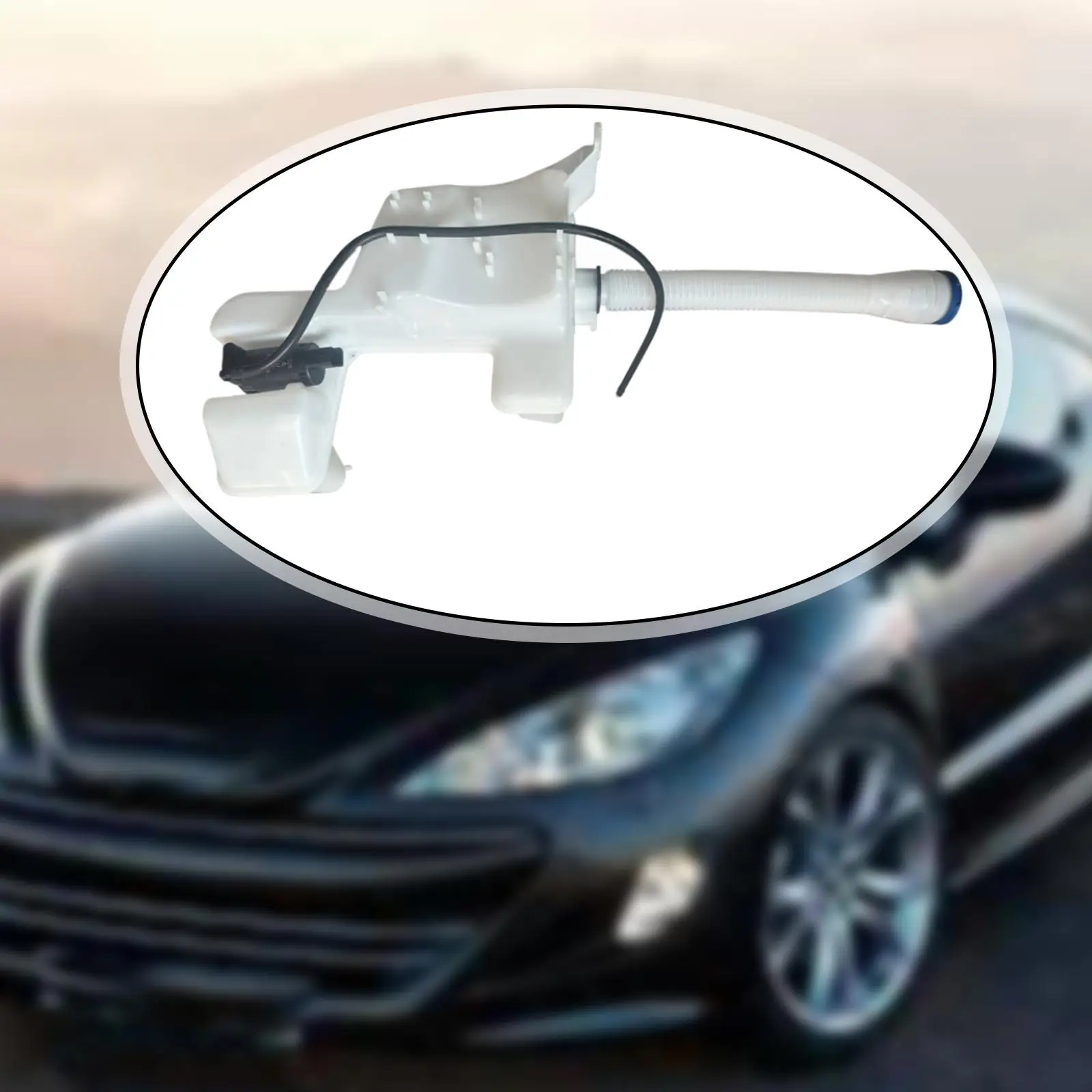 

Car Windshield Washer Fluid Reservoir Assembly Replacement Leakproof Design for Peugeot 308CC RCZ Part Number 6431P5