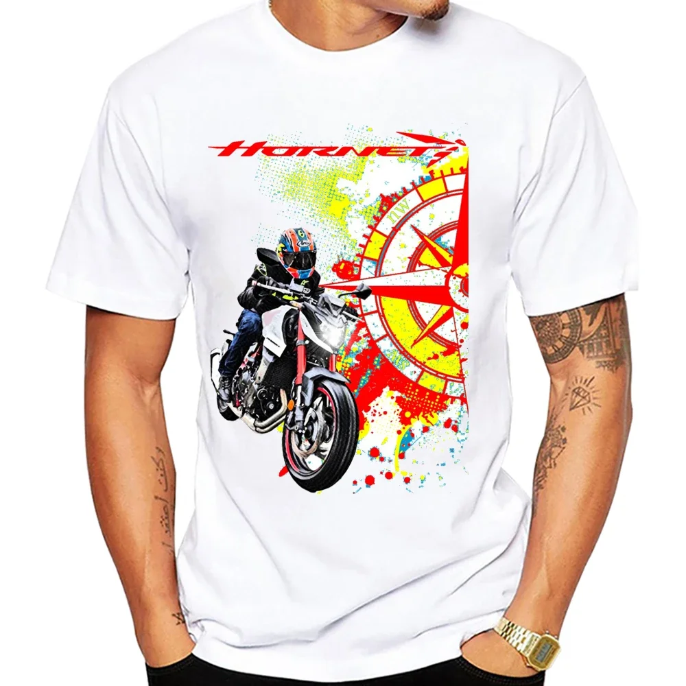 Transalp XL750 VS HONDACB750 Hornet Mountain Motorcycle Riding T-Shirt Men Short Sleeve Boy Casual Tops Japan Moto Sport Tees