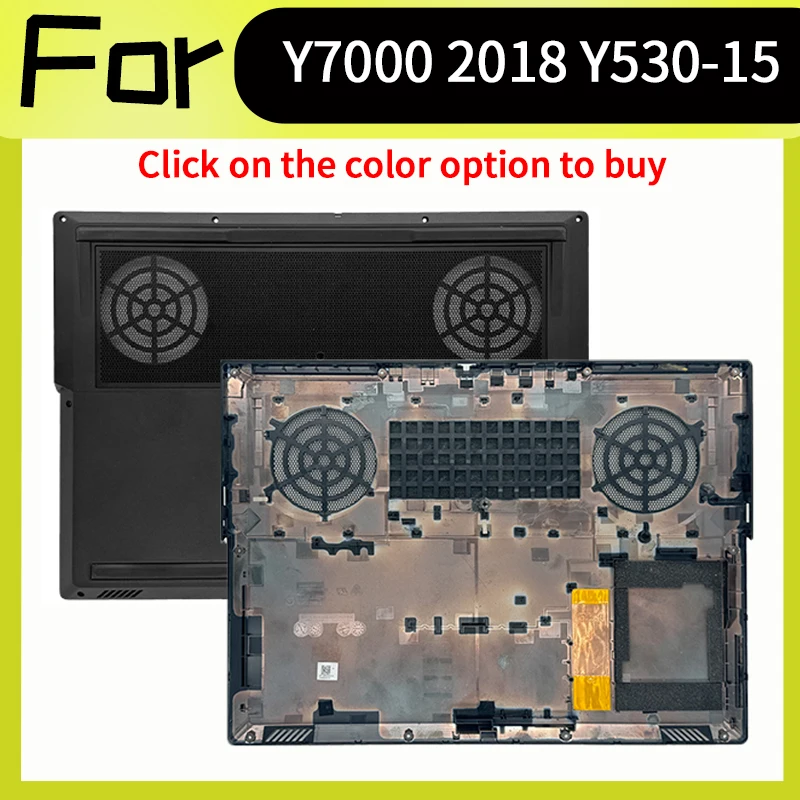 Parte inferior negra de accesorios para ordenador portátil para Legion Y530 Y530-15 Y530-15ICH, carcasa de repuesto