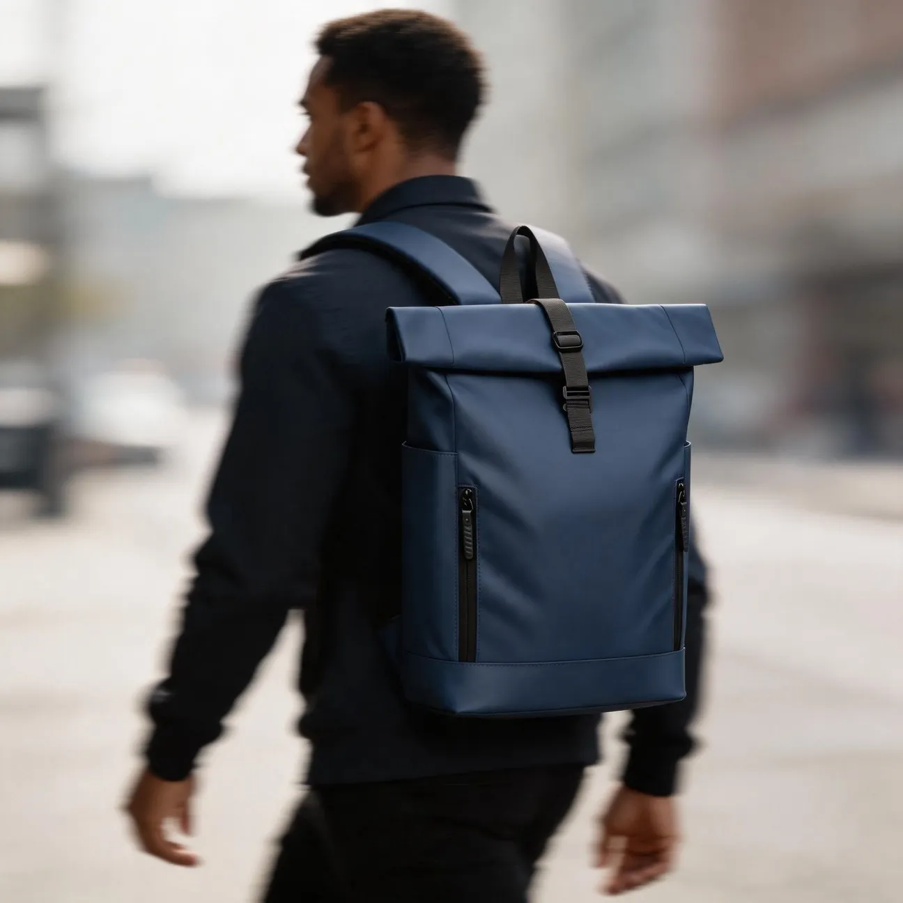 Fashion Simple Business Commuter Backpack Cycling Travel for School and Work